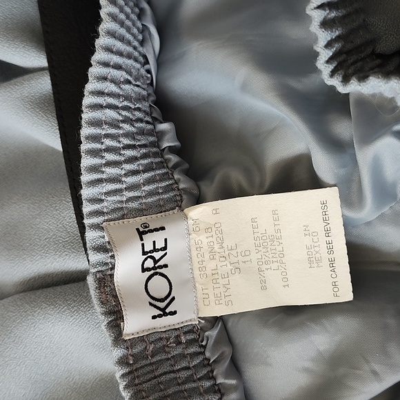 Koret womens blue mist size 16 stretch pants - Picture 5 of 9